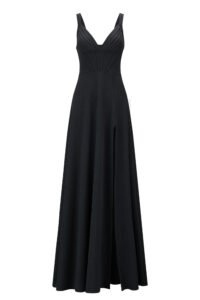 Elegant Black Evening Gown/ KAT1002WD-1