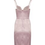 Figure-Flattering Elegant Satin Bodycon Dress for a Luxurious Look