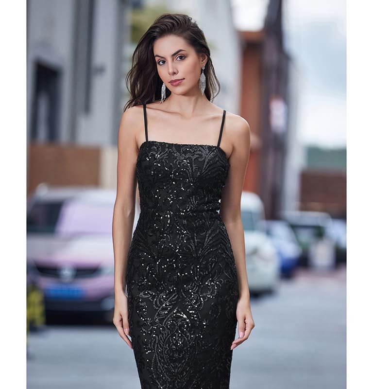 elegant long evening dresses mermaid silhouette