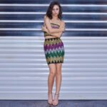 Trendy two piece mini skirt set with sequins