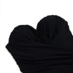 classic strapless midi dress