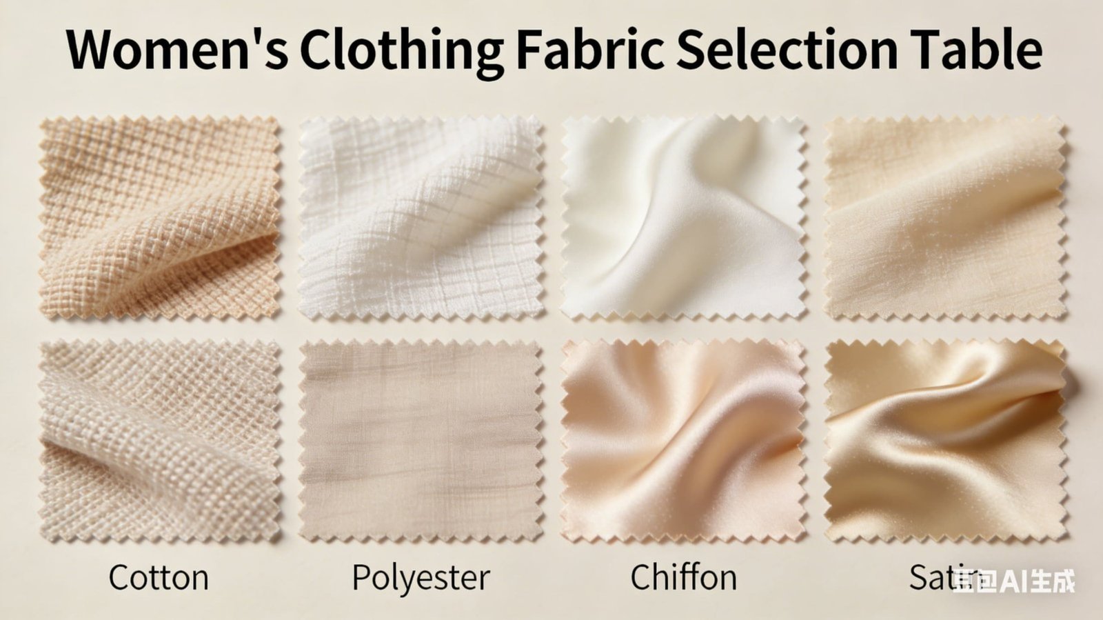 women clothing fabric sourcing process