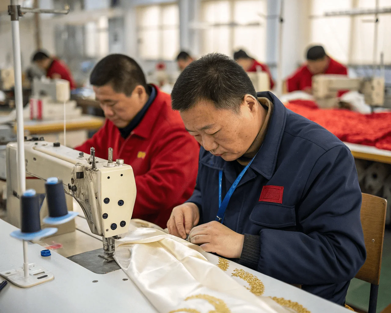 Professional garment manufacturing operations