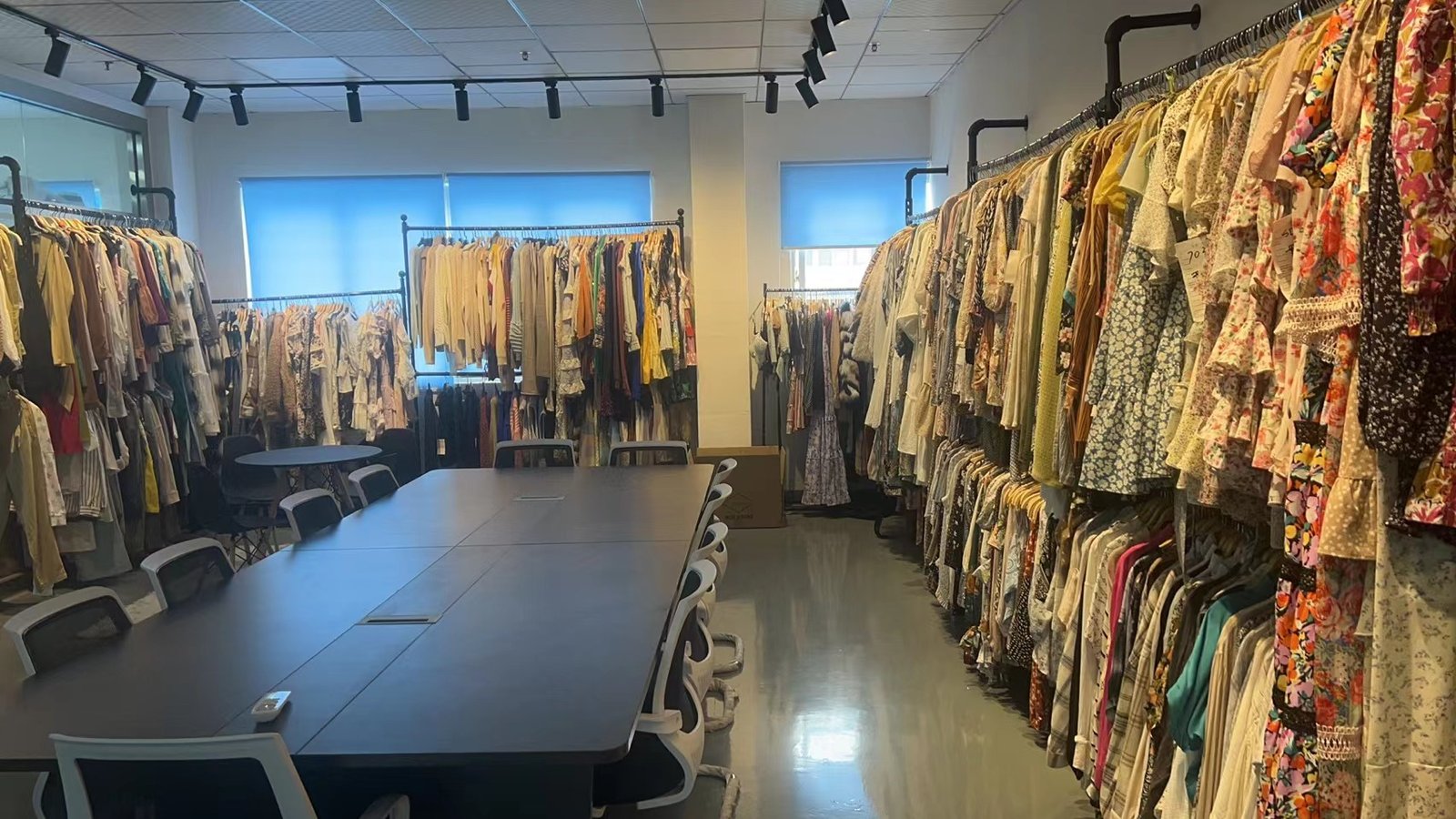 Women clothing manufacturer factory production before Chinese New Year