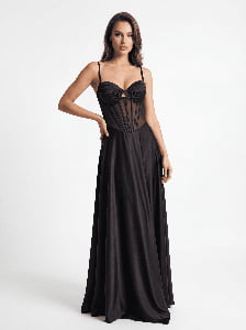 Luxury evening gown for women, elegant design with high-end detailing and premium materials