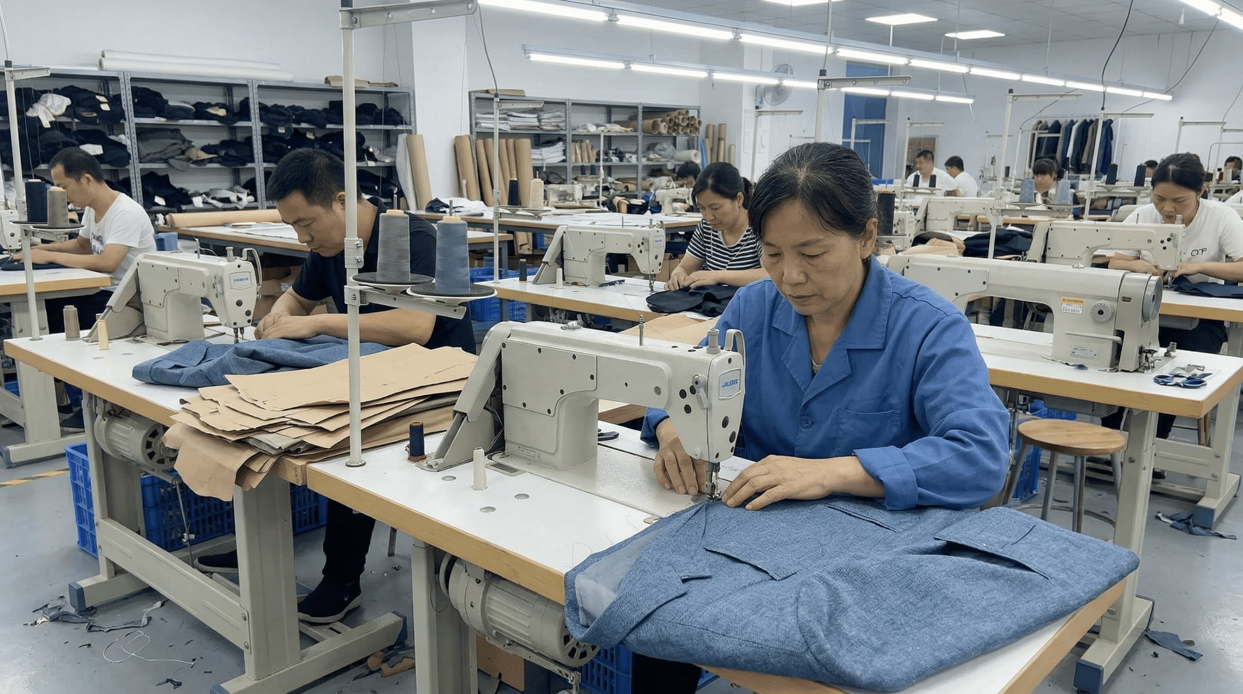 Bulk clothing production