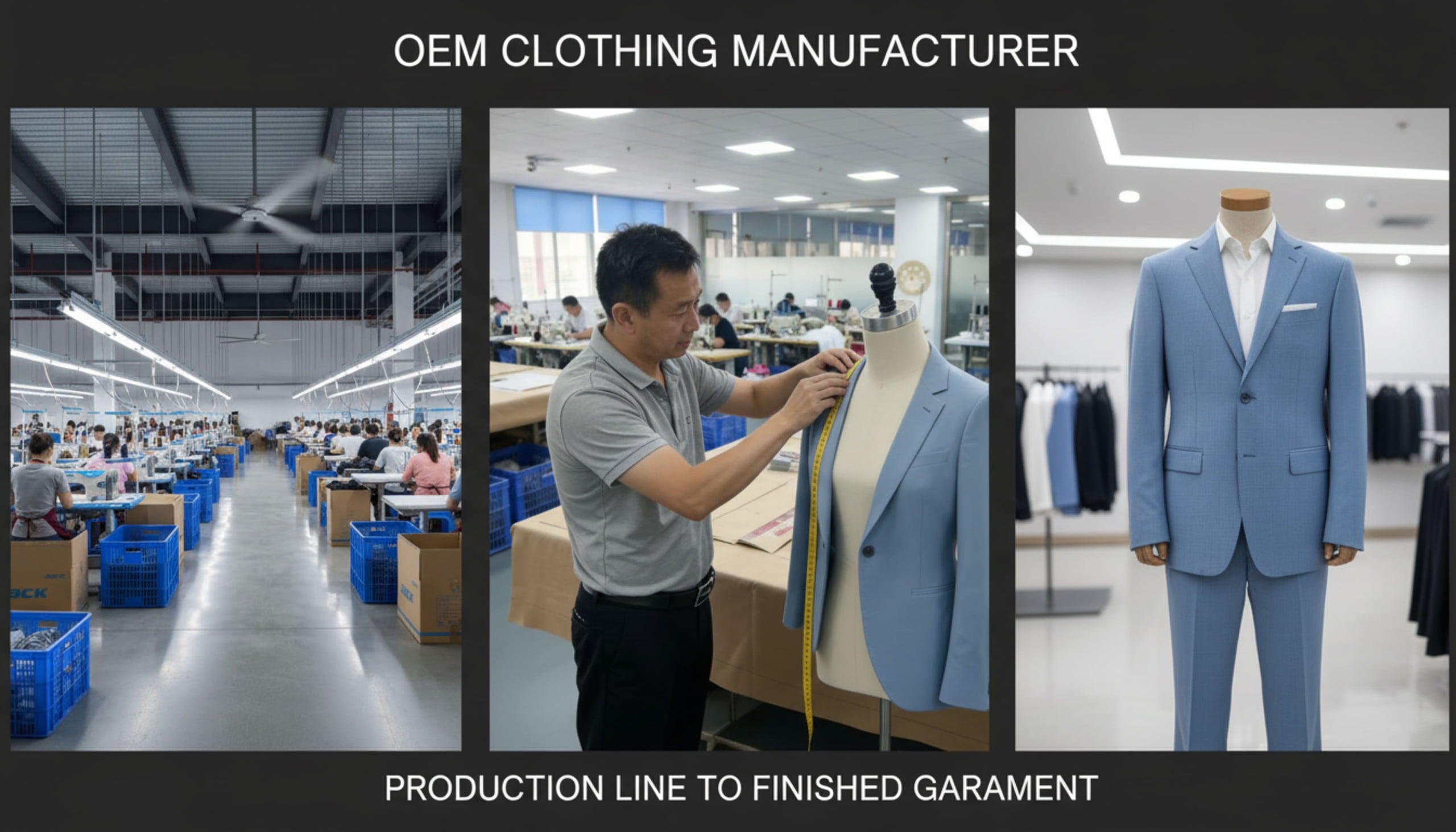OEM Clothing Manufacturer - Professional fashion production facility