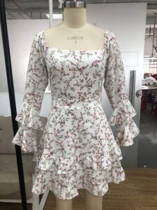 Professional Square Neck Dress Manufacturer for Fashion Brands