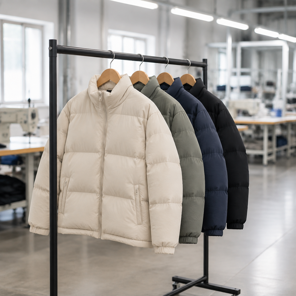 Infographic showing MOQ breakdown: minimum fabric order, trim order, and production run, with example quantities for 200-unit batch.